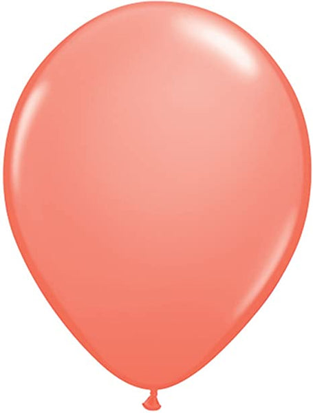 11 Coral Latex Balloon – YayParty